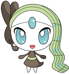 Chibi Meloetta (Aria Form) Meme Template