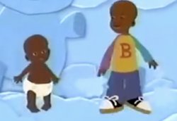 Little Bill and Baby Jamal Cousins Meme Template