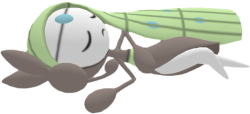 Meloetta Sleeping/Knocked Out Meme Template