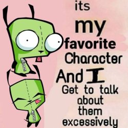 GIR IS MY FAVORITE Meme Template