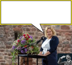 NANCY FAESER GERMANY SPD plus Meme Template