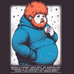 Caseoh, the fat ginger dude wearing a blue hoodie and is the fat Meme Template