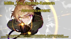 Millie_The_zombie-Kaiserin's Tanya The Evil announcement temp Meme Template