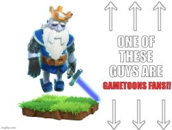 One of these guys are gametoons fans!! Meme Template