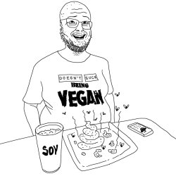 Liberal Vegan Meme Template