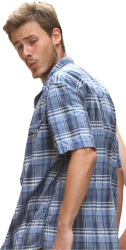 Look Back Guy Transparent Meme Template