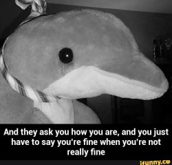 youre fine when youre not really fine Meme Template