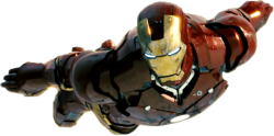 Iron man volando Meme Template