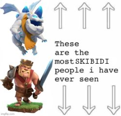 These are the most skibidi people that I have ever seen Meme Template