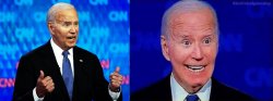 Biden before and after viagra kicks in Meme Template