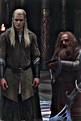 Gimli and Legolas Meme Template