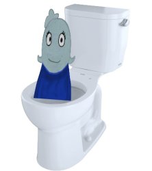 blue skibidi toilet Meme Template