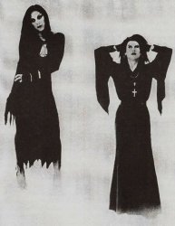 Eva O & Rozz Williams Meme Template