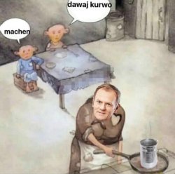 Tusk dawaj machen Meme Template