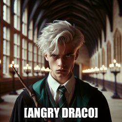 Angry Draco Meme Template