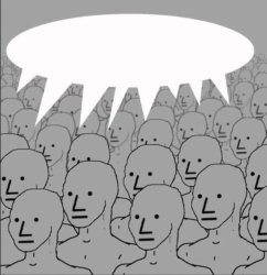 NPC ONE MINUTE LATER Meme Template