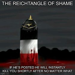 The reichtangle of shame Meme Template