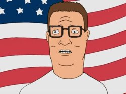 Hank Hill American Flag Meme Template