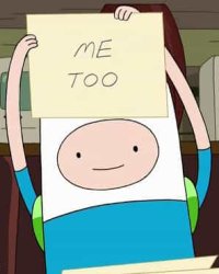 Finn me too Meme Template