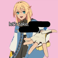 Bridget 'Let's take [insert thing here] together' Meme Template