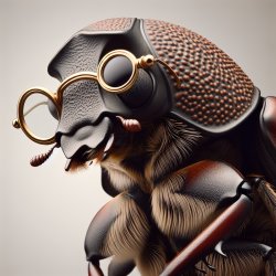 Beetle wearing a monocle Meme Template