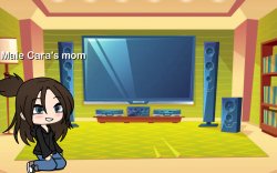 MC'S mom (Katherine) watching TV Meme Template