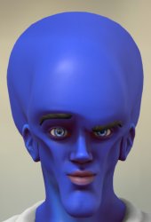 Megamind giga-chad Meme Template