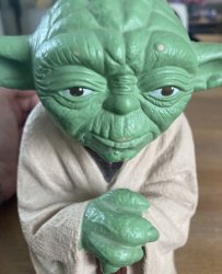 1981 Yoda Rubber Puppet Meme Template