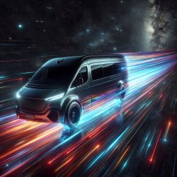 van going speed of light Meme Template