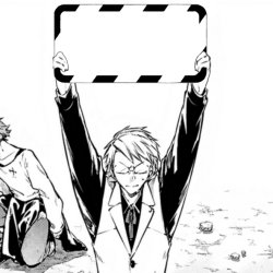 Kunikida with sign Meme Template