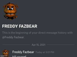 Freddy Fazbear Meme Template