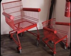 Shopping cart chairs Meme Template