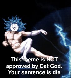 Cat God battle cats Meme Template