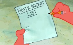 nostr bucket list Meme Template