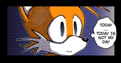 Worried tails Meme Template