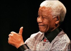 Mandela thumbs up Meme Template