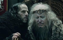 LOTR Joe Biden and Grimy Wormtongue Hunter Meme Template