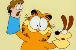 Puppets w/ Garfield Meme Template