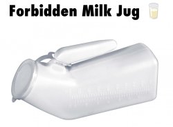 Forbidden Milk Jug Meme Template