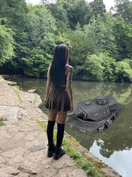 panzer of the lake emo girl Meme Template