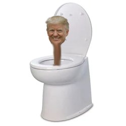 Donald Trump skibidi toilet Meme Template