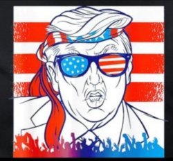 Trump color poster Meme Template