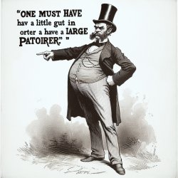 Abe Lincoln declares one must have a little gut in order to have Meme Template