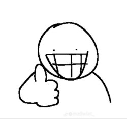 Smiling thumbs up Meme Template