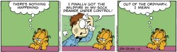 Garfield there’s nothing happening Meme Template