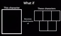 What if blank meme becomess coach/mentor Meme Template