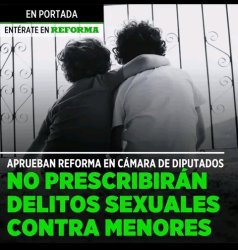 Delitos sexuales contra menores no prescriben Meme Template