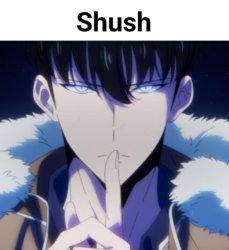 Shush Meme Template