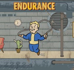 Fallout Endurance Meme Template