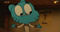 Gumball shocked Meme Template